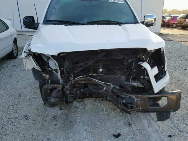 1FTEW1EF4GKD86069 - 2016 FORD F150 SUPER WHITE photo 9