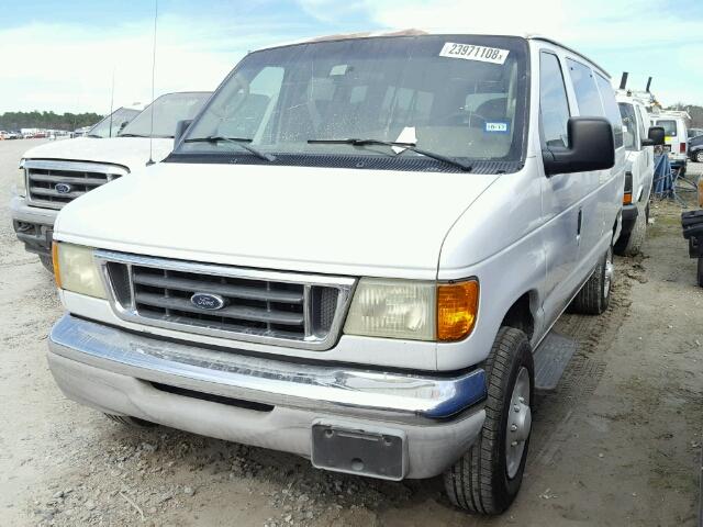 1FBNE31L14HA00554 - 2004 FORD ECONOLINE WHITE photo 2