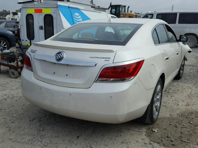 1G4GC5GDXBF270540 - 2011 BUICK LACROSSE C WHITE photo 4