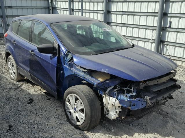 1FMCU0F73EUA93422 - 2014 FORD ESCAPE S BLUE photo 1