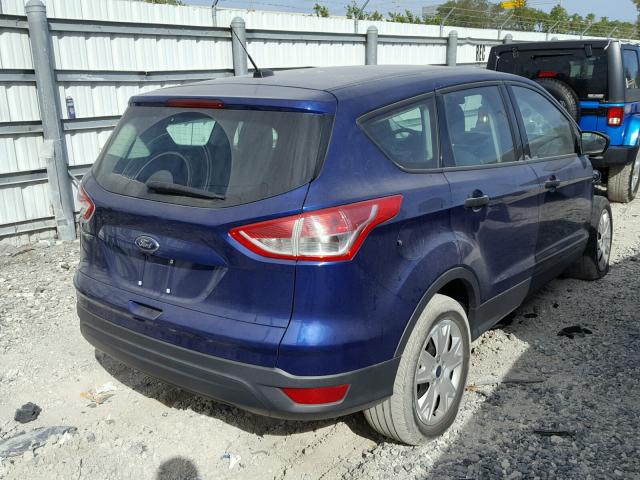 1FMCU0F73EUA93422 - 2014 FORD ESCAPE S BLUE photo 4