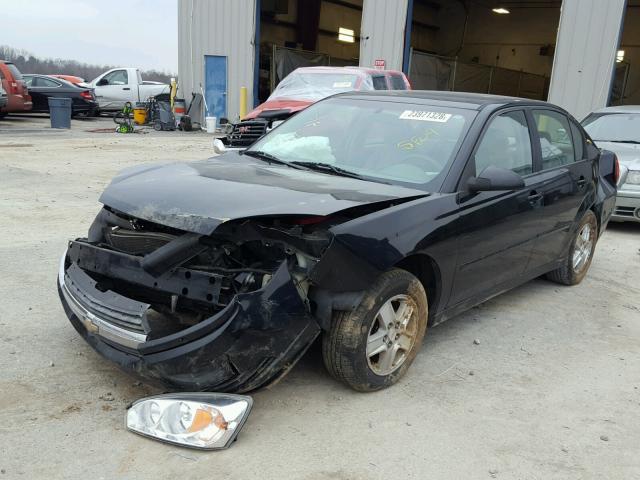 1G1ZT52814F209791 - 2004 CHEVROLET MALIBU LS BLACK photo 2