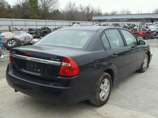 1G1ZT52814F209791 - 2004 CHEVROLET MALIBU LS BLACK photo 4