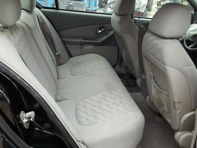 1G1ZT52814F209791 - 2004 CHEVROLET MALIBU LS BLACK photo 6