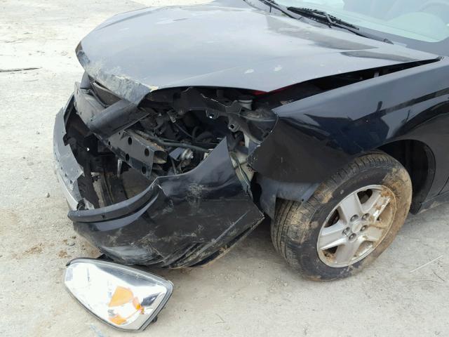 1G1ZT52814F209791 - 2004 CHEVROLET MALIBU LS BLACK photo 9