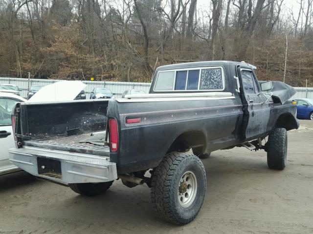 F26YCQ71331 - 1973 FORD F250 BLACK photo 4