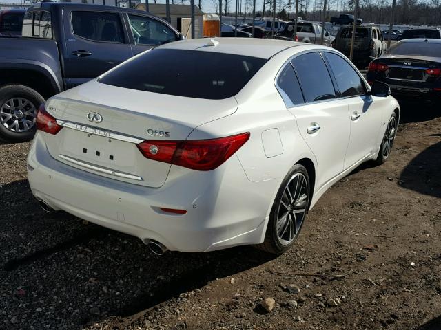 JN1BV7AP7FM347988 - 2015 INFINITI Q50 BASE Blanco foto 4