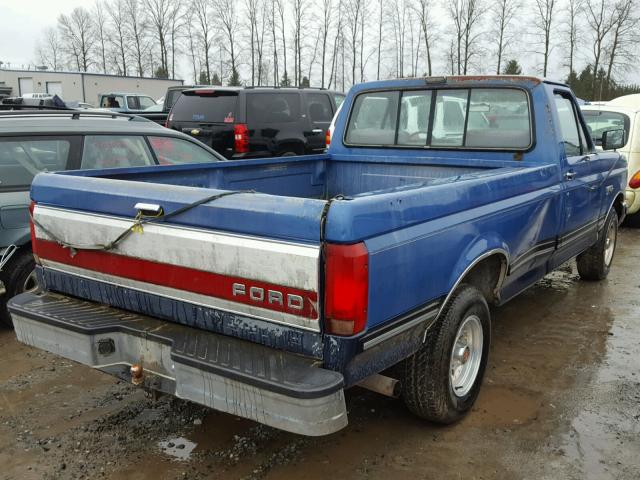 2FTDF15NXMCA79573 - 1991 FORD F150 Bleu photo 4