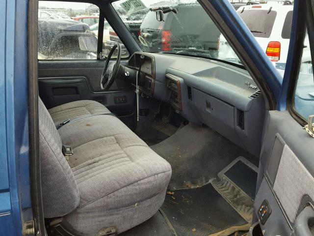 2FTDF15NXMCA79573 - 1991 FORD F150 Bleu photo 5
