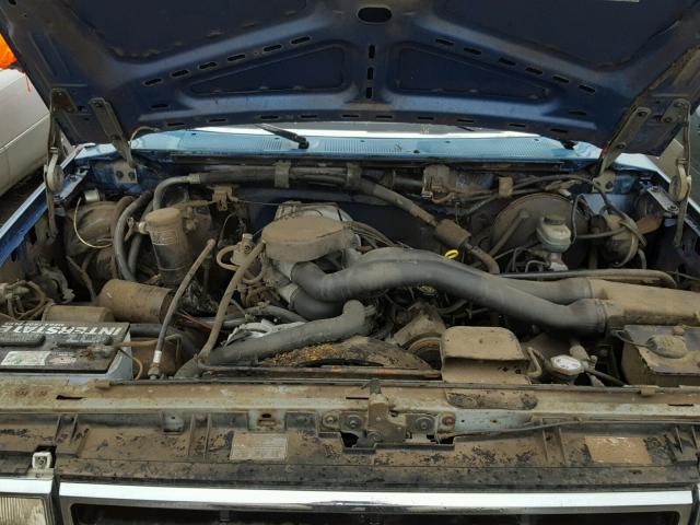 2FTDF15NXMCA79573 - 1991 FORD F150 BLUE photo 7