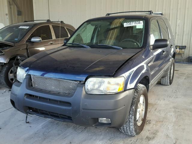 1FMYU03143KB88733 - 2003 FORD ESCAPE XLT BLUE photo 2