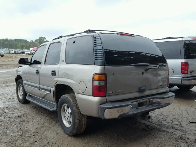 1GNEC13T81J202578 - 2001 CHEVROLET TAHOE C150 TAN photo 3