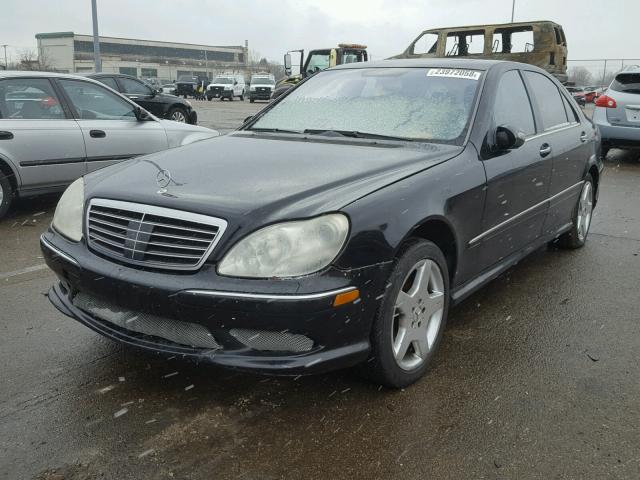 WDBNG84J73A365792 - 2003 MERCEDES-BENZ S 500 4MAT BLACK photo 2