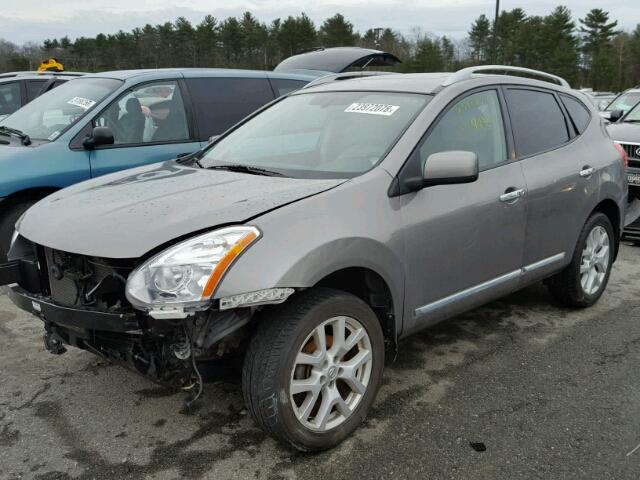 JN8AS5MV8BW677111 - 2011 NISSAN ROGUE S GRAY photo 2