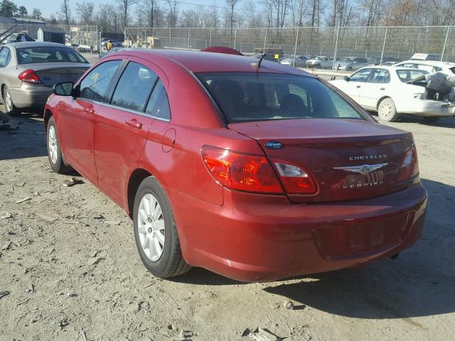 1C3LC46B09N540375 - 2009 CHRYSLER SEBRING LX MAROON photo 3