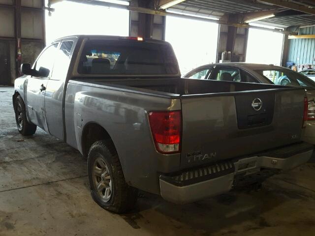 1N6BA06AX6N509723 - 2006 NISSAN TITAN XE GRAY photo 3