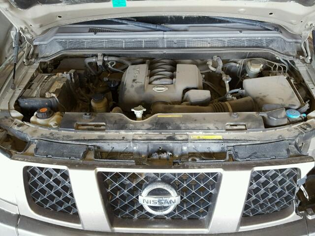 1N6BA06AX6N509723 - 2006 NISSAN TITAN XE GRAY photo 7