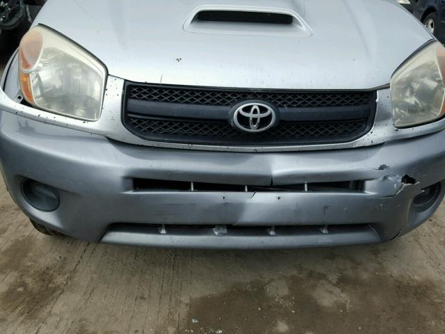 JTEGD20VX40043742 - 2004 TOYOTA RAV4 SILVER photo 9