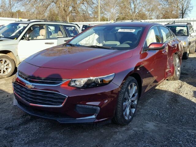 1G1ZH5SX4GF288032 - 2016 CHEVROLET MALIBU PRE BURGUNDY photo 2