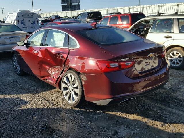 1G1ZH5SX4GF288032 - 2016 CHEVROLET MALIBU PRE BURGUNDY photo 3