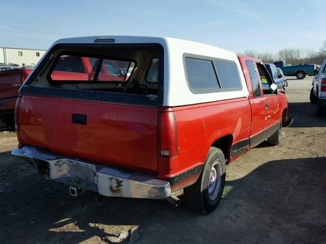 2GTEC19Z0R1508409 - 1994 GMC SIERRA C15 RED photo 4