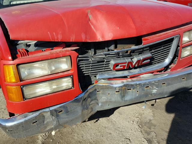 2GTEC19Z0R1508409 - 1994 GMC SIERRA C15 RED photo 9