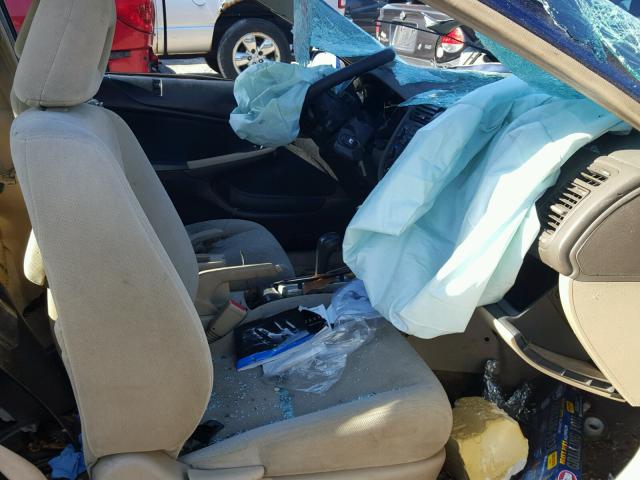 1HGEM229X5L052048 - 2005 HONDA CIVIC EX BLUE photo 5