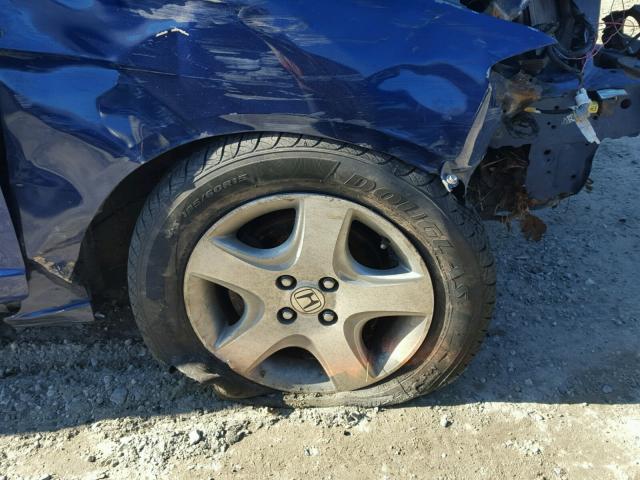 1HGEM229X5L052048 - 2005 HONDA CIVIC EX BLUE photo 9