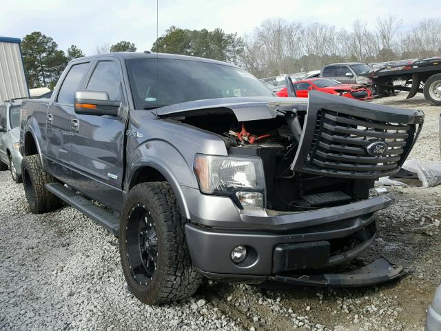 1FTFW1CT5BKD88712 - 2011 FORD F150 SUPER GRAY photo 1