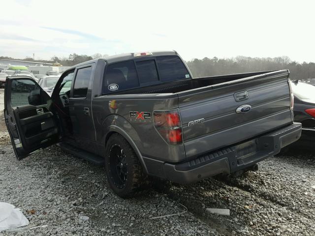 1FTFW1CT5BKD88712 - 2011 FORD F150 SUPER GRAY photo 3