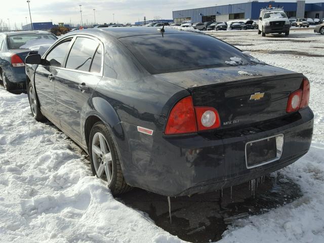 1G1ZB5EB2AF212558 - 2010 CHEVROLET MALIBU LS BLACK photo 3