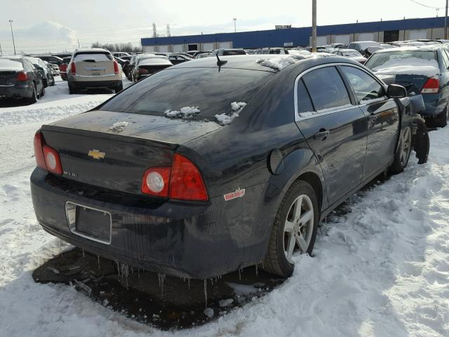 1G1ZB5EB2AF212558 - 2010 CHEVROLET MALIBU LS BLACK photo 4