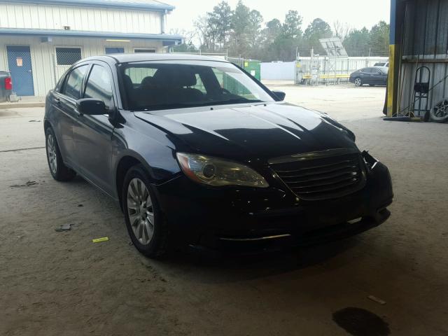 1C3CCBAB1CN222932 - 2012 CHRYSLER 200 LX BLACK photo 1