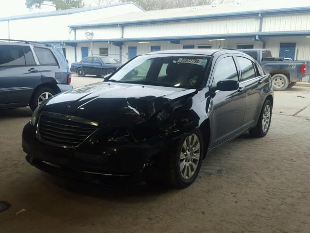 1C3CCBAB1CN222932 - 2012 CHRYSLER 200 LX BLACK photo 2