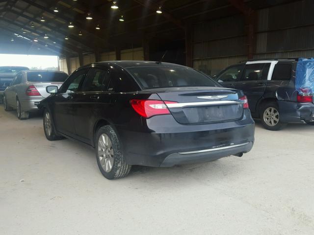 1C3CCBAB1CN222932 - 2012 CHRYSLER 200 LX BLACK photo 3