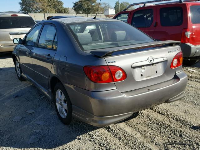 1NXBR32E23Z004844 - 2003 TOYOTA COROLLA CE GRAY photo 3