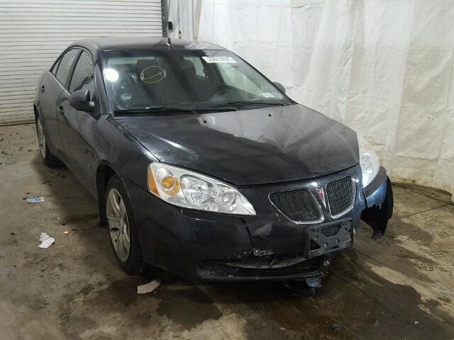 1G2ZG57B594192680 - 2009 PONTIAC G6 BLACK photo 1