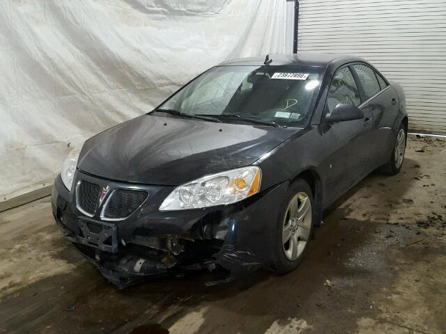 1G2ZG57B594192680 - 2009 PONTIAC G6 BLACK photo 2