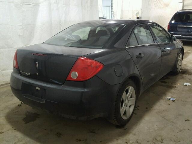 1G2ZG57B594192680 - 2009 PONTIAC G6 BLACK photo 4