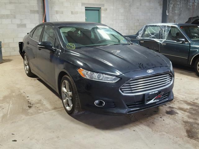 1FA6P0H75E5403544 - 2014 FORD FUSION SE BLACK photo 1