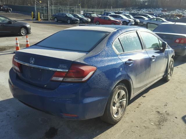 2HGFB2F51FH562286 - 2015 HONDA CIVIC LX BLUE photo 4