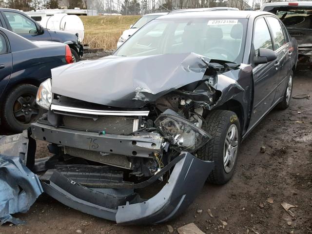 1G1ZS58F28F115952 - 2008 CHEVROLET MALIBU LS GRAY photo 2