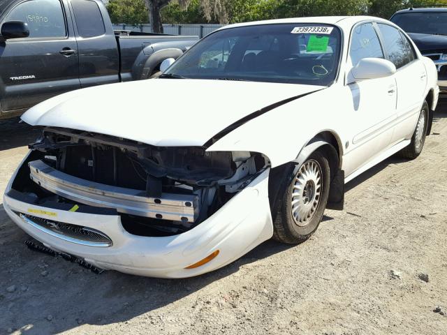 1G4HP54K91U181340 - 2001 BUICK LESABRE CU WHITE photo 2