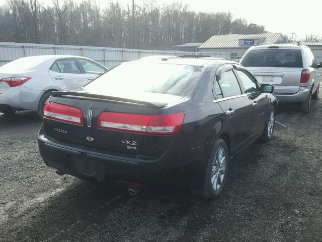 3LNHL2JC7CR829257 - 2012 LINCOLN MKZ BLACK photo 4