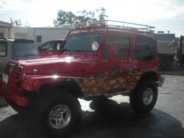 1J4FY29P5VP401860 - 1997 JEEP WRANGLER / RED photo 2