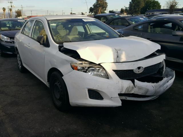 1NXBU40E69Z006127 - 2009 TOYOTA COROLLA BA WHITE photo 1