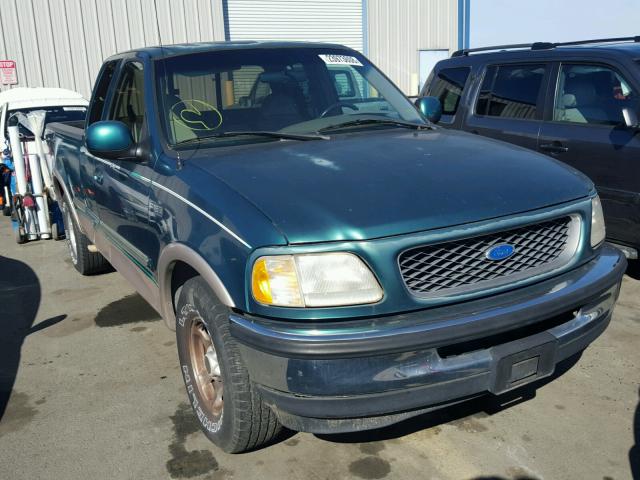 1FTEX17L9VNC43629 - 1997 FORD F150 GREEN photo 1