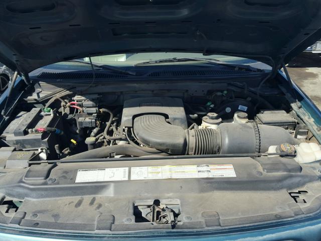 1FTEX17L9VNC43629 - 1997 FORD F150 GREEN photo 7