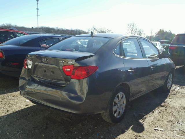 KMHDU46D99U672146 - 2009 HYUNDAI ELANTRA GL GRAY photo 4