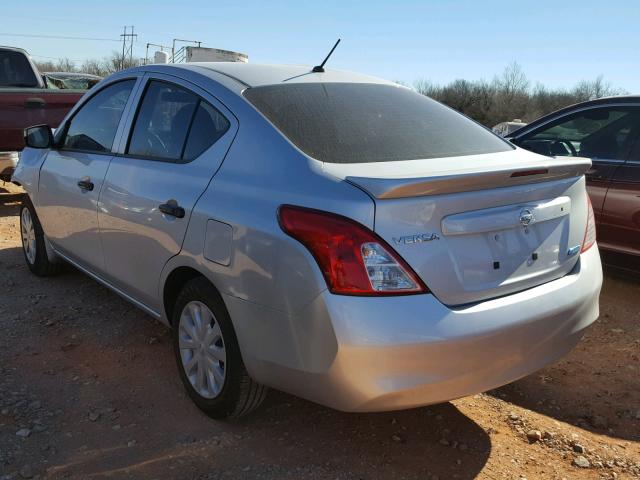 3N1CN7AP1GL885487 - 2016 NISSAN VERSA S SILVER photo 3